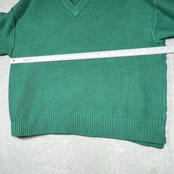 Free People Green V-Neck Sweater - Picture 5 of 10